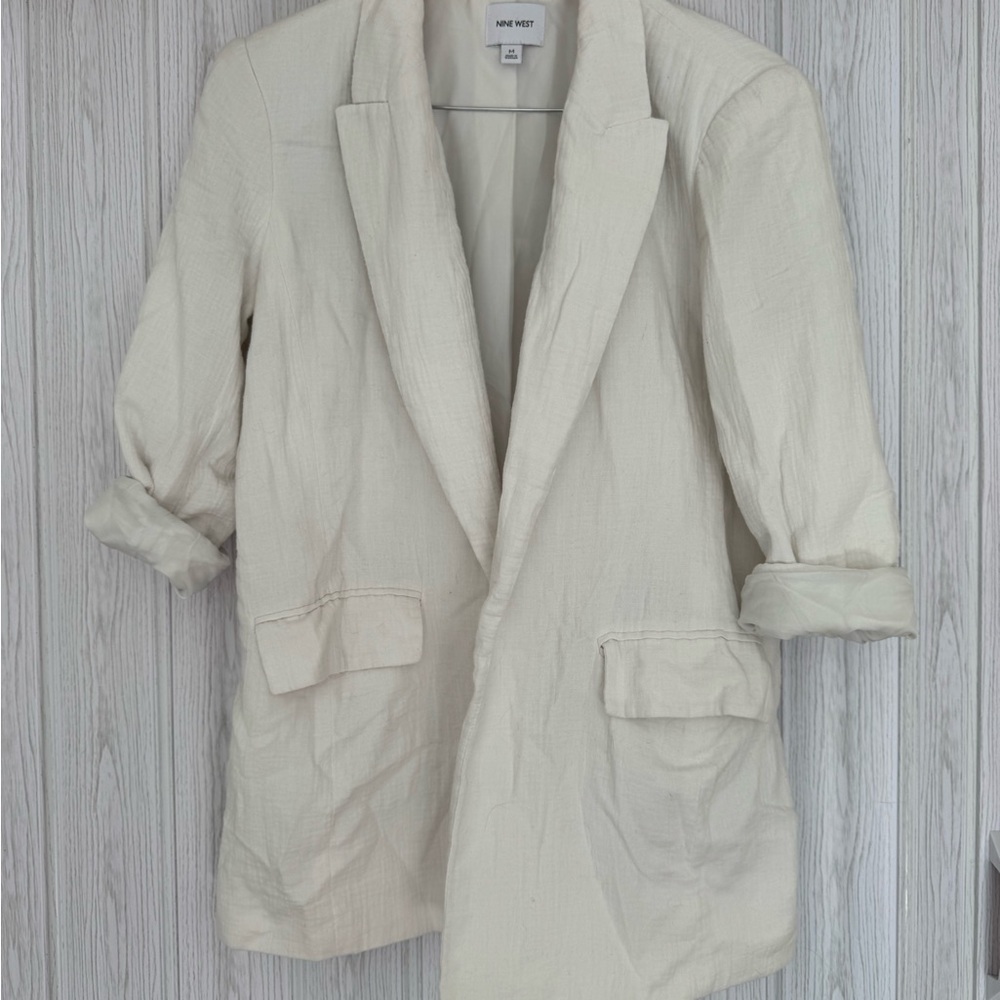 Nine West Off-White Women's Blazer